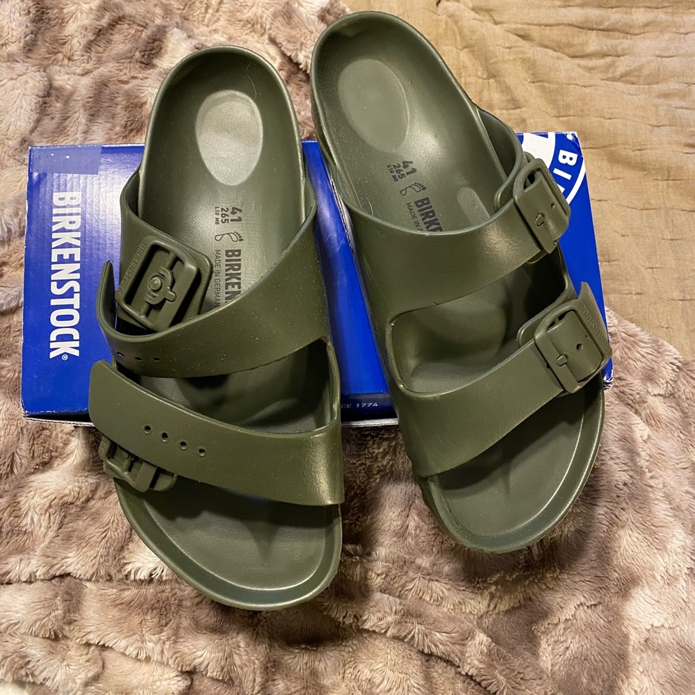 Brand new rubber Birkenstocks